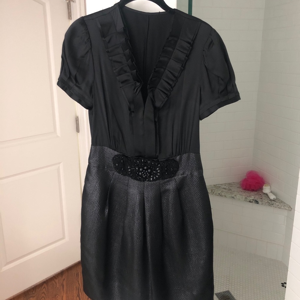 Black Jewel Detailed Dress